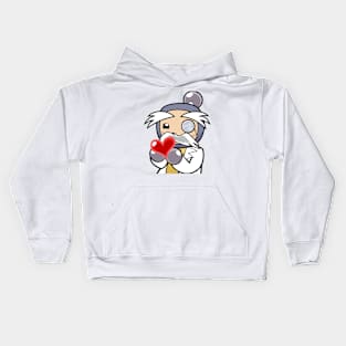 Dr. Gureibon ( grey bomberman ) Heart B-Daman Bakugaiden series Kids Hoodie